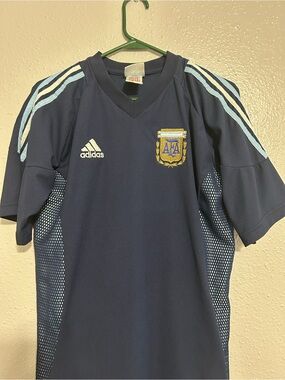 Adidas Argentina 2002 World Cup Soccer Jersey